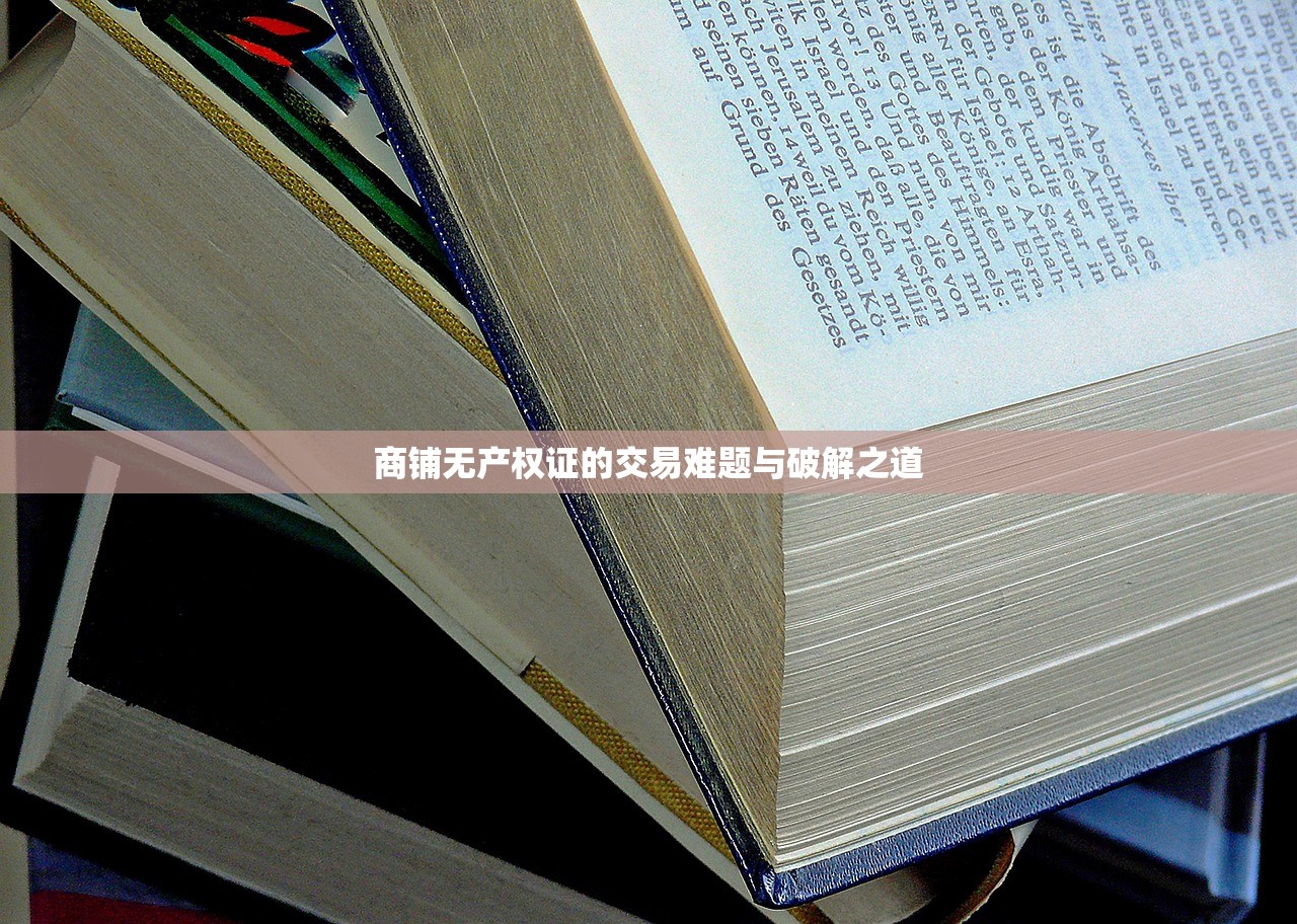 商铺无产权证的交易难题与破解之道