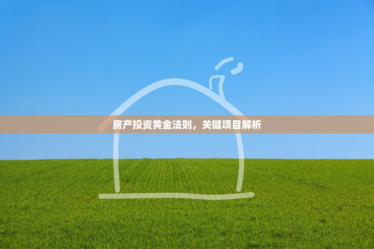 房产投资黄金法则，关键项目解析