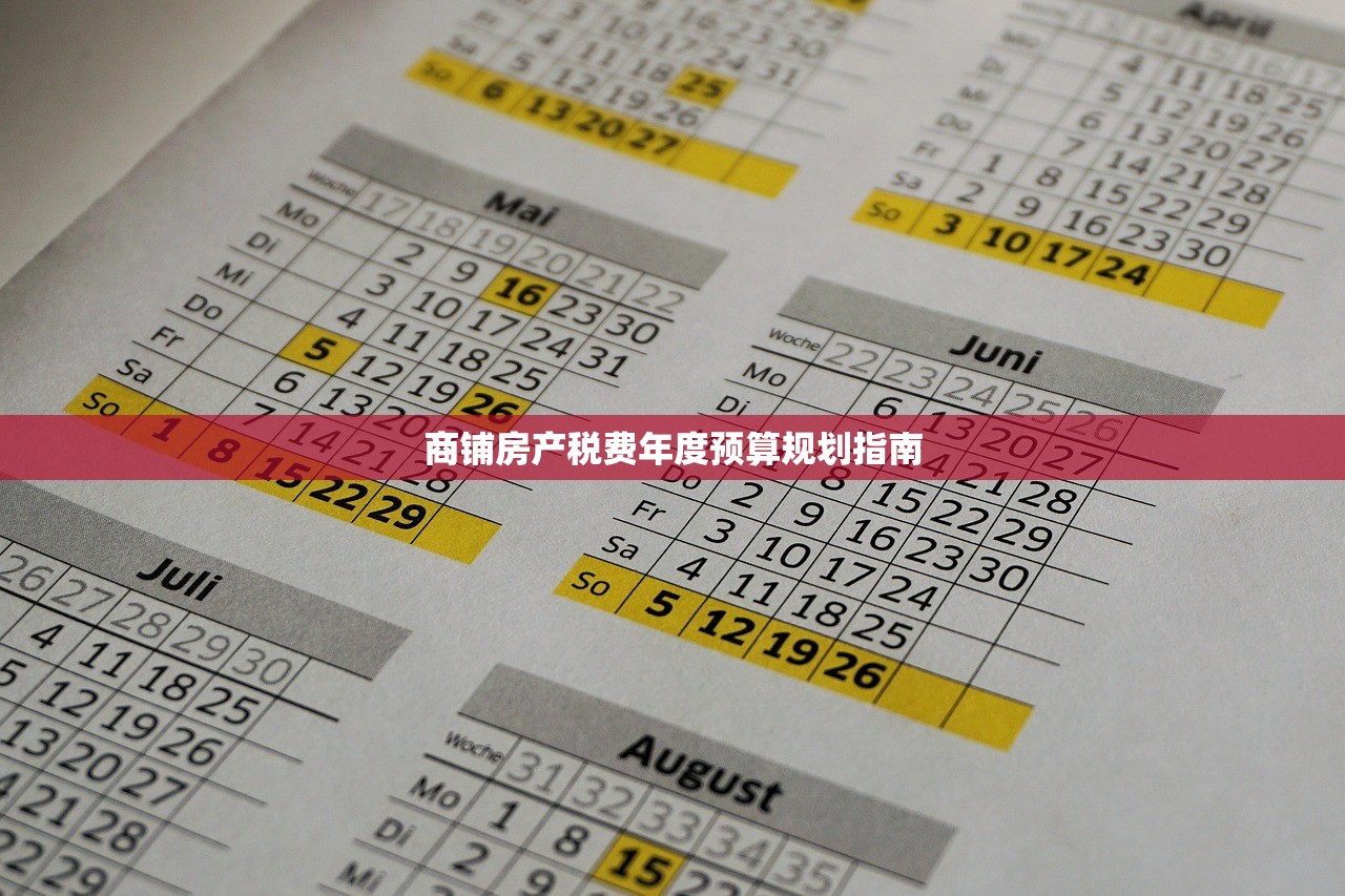 商铺房产税费年度预算规划指南