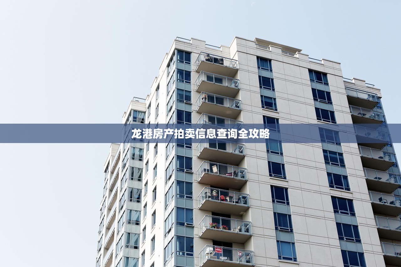 龙港房产拍卖信息查询全攻略