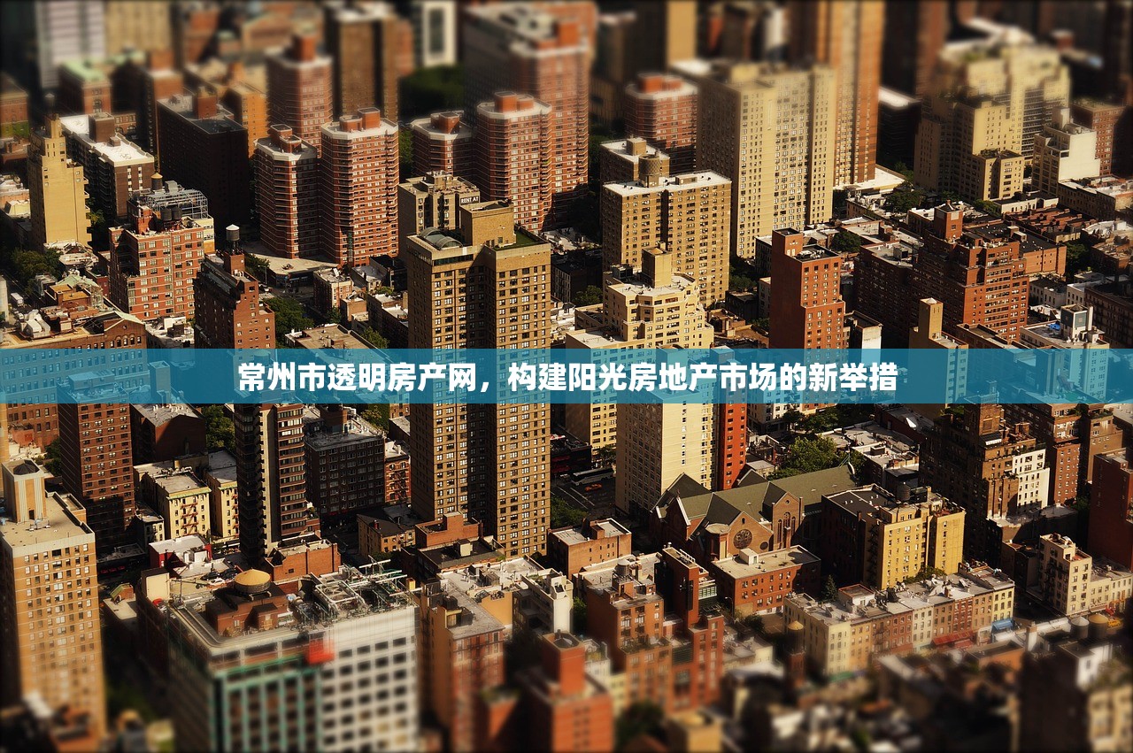 常州市透明房产网，构建阳光房地产市场的新举措