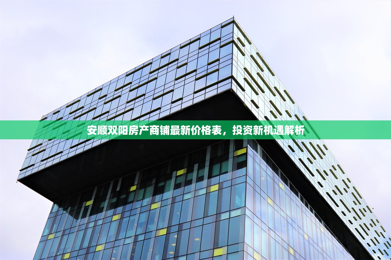 安顺双阳房产商铺最新价格表，投资新机遇解析